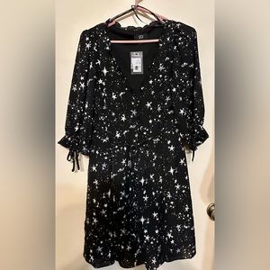 City Chic Aaliyah Shooting Star Mini Dress Size 18 NWT